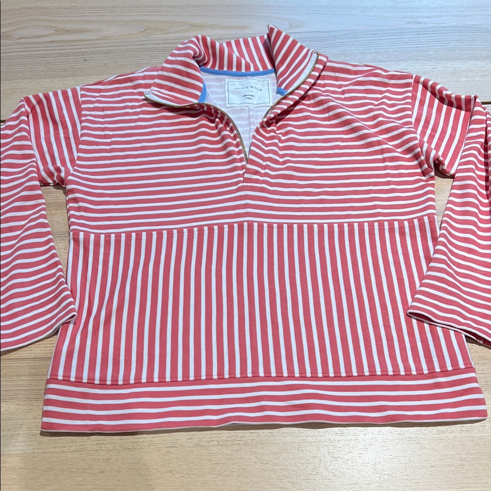 Alice walk THE ZIP-UP SWEATSHIRT size xs